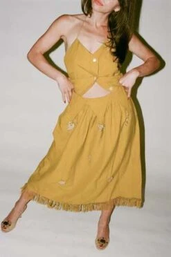 100% Silk ShopJester Skirt - Fool's Gold -AGOLDE Store 100 SILK Jester Skirt in Fool s Gold 20230519164741 2