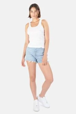 RE/DONE50s Cut Off Shorts - Faded Vintage White -AGOLDE Store 50s Cut Off Shorts Faded Vintage White 20220810195308 4