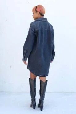 AGOLDEMazie Shirt Dress - Disappear 9 AGOLDEMazie Shirt Dress - Disappear -AGOLDE Store Agolde Mazie Shirt Dress Disappear 20230916010522