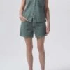 AGOLDEAgolde Organic Cotton Magda Short - Salamander