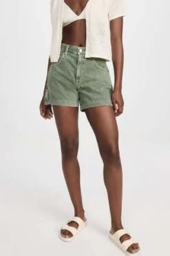 AGOLDEAgolde Organic Cotton Magda Short - Salamander -AGOLDE Store Agolde Organic Cotton Magda Short Salamander 20230509211557 2