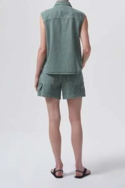 AGOLDEAgolde Organic Cotton Magda Short - Salamander -AGOLDE Store Agolde Organic Cotton Magda Short Salamander 20230509211557