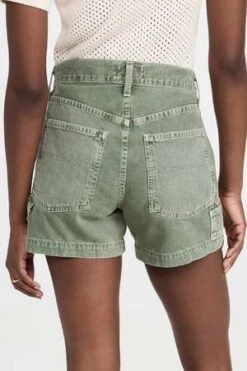 AGOLDEAgolde Organic Cotton Magda Short - Salamander -AGOLDE Store Agolde Organic Cotton Magda Short Salamander 20230509211558 2