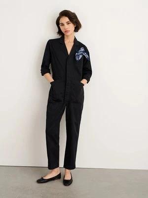 AlexMill Standard Jumpsuit Cotton Twill - Black 5 AlexMill Standard Jumpsuit Cotton Twill - Black - Image 3