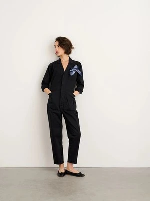 AlexMill Standard Jumpsuit Cotton Twill - Black 4 AlexMill Standard Jumpsuit Cotton Twill - Black - Image 2