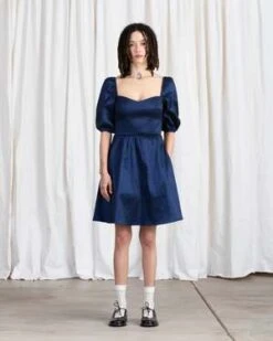 Ali GoldenSweetheart Mini Dress - Navy