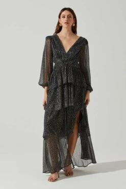 ASTR The LabelAnora Dress - Black Multi