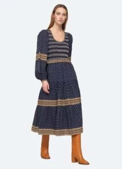 Sea New YorkArlita Dress - Navy -AGOLDE Store Arlita Dress 20230629222228 1