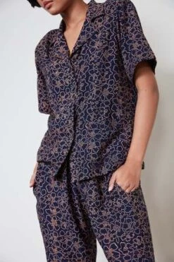 RUJUTA SHETHArlo Lounge Set - Navy/Poppy -AGOLDE Store Arlo Lounge Set Navy Poppy 20231101191612 1