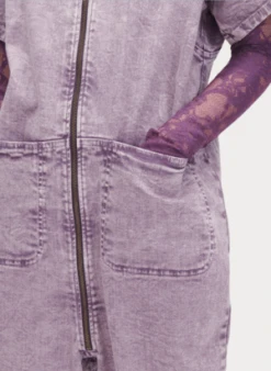 Rachel ComeyBARRIE JUMPSUIT, ACID POMONA DENIM - LILAC -AGOLDE Store BARRIE JUMPSUIT ACID POMONA DENIM LILAC 20230902190313