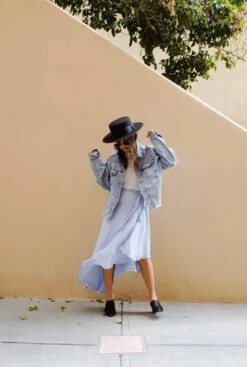 BETWEEN TENBetween Ten Genevieve Skirt - Sky Blue -AGOLDE Store BETWEEN TEN Genevieve Skirt Sky Blue 20180413000348