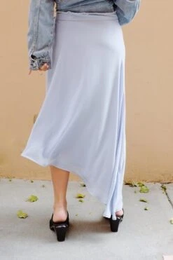 BETWEEN TENBetween Ten Genevieve Skirt - Sky Blue -AGOLDE Store BETWEEN TEN Genevieve Skirt Sky Blue 20180413000354