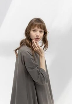 Black CraneLantern Dress - Mud -AGOLDE Store BLACK CRANE LANTERN DRESS MUD 20211108122638 1