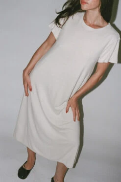BaserangeSilk Tee Dress - Undyed -AGOLDE Store Baserange Silk Tee Dress Undyed 20230517023154