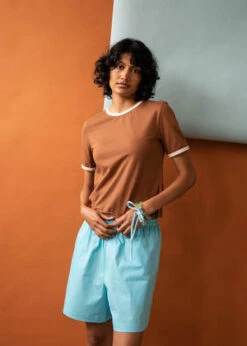 Penny SageBeachy Shorts - Lagoon -AGOLDE Store Beachy Shorts Lagoon 20231018010048 1