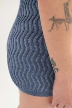 BeklinaKnit Tie Swimsuit - Navy -AGOLDE Store Beklina Knit Tie Swimsuit Navy 20230330001834 2