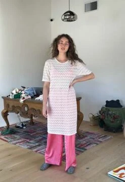 BeklinaLace T Shirt Dress - Ivory -AGOLDE Store Beklina Lace T Shirt Dress Ivory 20230904041615