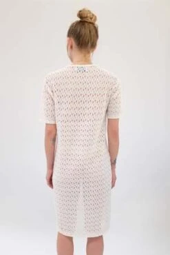 BeklinaLace T Shirt Dress - Ivory -AGOLDE Store Beklina Lace T Shirt Dress Ivory 20230904041621