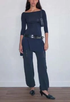 Paloma WoolBenito Mini Dress - Dark Navy -AGOLDE Store Benito Mini Dress Dark Navy 20231031145904 1