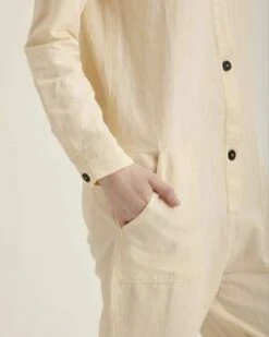 HUMANOIDBenno Jumpsuit - Vanilla 19 HUMANOIDBenno Jumpsuit - Vanilla -AGOLDE Store Benno jumpsuit in vanilla 20180308024653 2