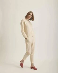 HUMANOIDBenno Jumpsuit - Vanilla 17 HUMANOIDBenno Jumpsuit - Vanilla -AGOLDE Store Benno jumpsuit in vanilla 20180308024653