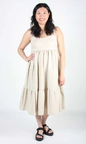 Birds Of North AmericaBergeronette Dress - Sand 5 Birds Of North AmericaBergeronette Dress - Sand - Image 3