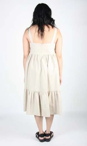 Birds Of North AmericaBergeronette Dress - Sand 7 Birds Of North AmericaBergeronette Dress - Sand - Image 5