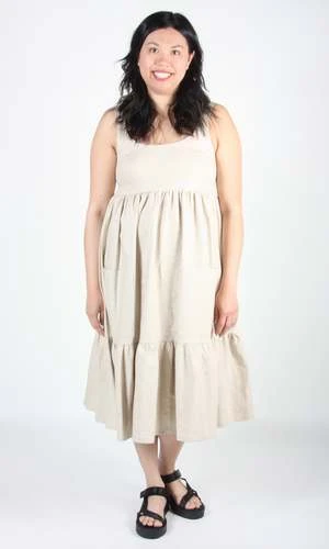 Birds Of North AmericaBergeronette Dress - Sand 4 Birds Of North AmericaBergeronette Dress - Sand - Image 2