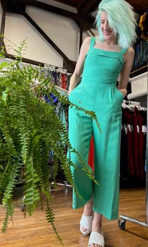 Birds Of North AmericaSandgrouse Jumpsuit - Mint Julep 8 Birds Of North AmericaSandgrouse Jumpsuit - Mint Julep - Image 6