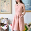 Birds Of North AmericaTammie Norrie Dress - Peach -AGOLDE Store Birds of North America Tammie Norrie Dress Peach 20230302122612