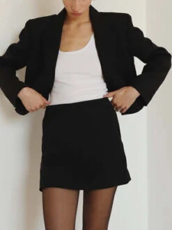 Blossom H CompanyWool Illi Skort - Black