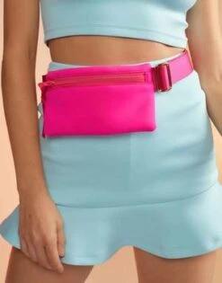 CYNTHIA ROWLEYBonded Mini Skirt - Blue -AGOLDE Store Bonded Mini Skirt 20230414225553 2