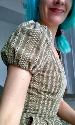 Birds Of North AmericaBufflehead Romper - Sage Eyelet