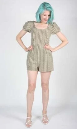 Birds Of North AmericaBufflehead Romper - Sage Eyelet -AGOLDE Store Bufflehead Romper Sage Eyelet 20230713001130 1