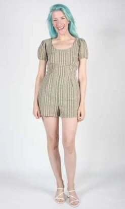 Birds Of North AmericaBufflehead Romper - Sage Eyelet -AGOLDE Store Bufflehead Romper Sage Eyelet 20230713001130