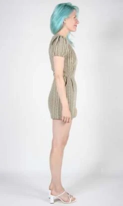 Birds Of North AmericaBufflehead Romper - Sage Eyelet -AGOLDE Store Bufflehead Romper Sage Eyelet 20230713001131