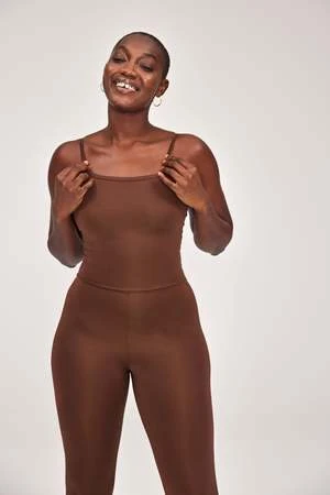 Girlfriend CollectiveCami Unitard - Earth 5 Girlfriend CollectiveCami Unitard - Earth - Image 3