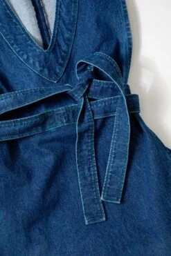 CarleenMichelle Wrap Dress - Western Denim -AGOLDE Store Carleen Michelle Wrap Dress Western Denim 20230912163240 1