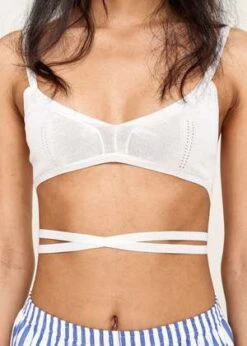 Maryam Nassir ZadehCassius Bikini - White -AGOLDE Store Cassius Bikini White 20221111200710