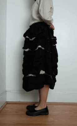 Comme Des Garcons Comme Des GarçonsSkirt - Black -AGOLDE Store Comme des Garons Comme des Garons CDGCDG Ladies Skirt Black 20230414221053