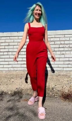 Birds Of North AmericaCrossbill Jumpsuit - Cherry 16 Birds Of North AmericaCrossbill Jumpsuit - Cherry -AGOLDE Store Crossbill Jumpsuit Cherry 20230713002020 2