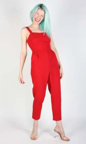 Birds Of North AmericaCrossbill Jumpsuit - Cherry 8 Birds Of North AmericaCrossbill Jumpsuit - Cherry - Image 6