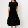 Comme Des Garcons Comme Des GarçonsCrushed Velvet Dress - Black -AGOLDE Store Crushed Velvet Dress in Black 20231102032644