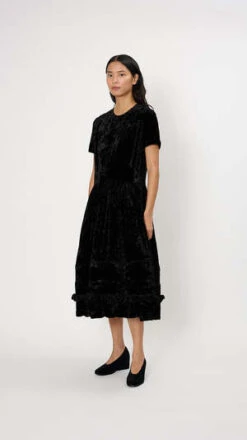 Comme Des Garcons Comme Des GarçonsCrushed Velvet Dress - Black 7 Comme Des Garcons Comme Des GarçonsCrushed Velvet Dress - Black -AGOLDE Store Crushed Velvet Dress in Black 20231102032645