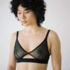 The Nude LabelCut Out Bra Wide Strap - Sheer Black -AGOLDE Store Cut Out Bra Wide Strap Sheer Black 20221207210902