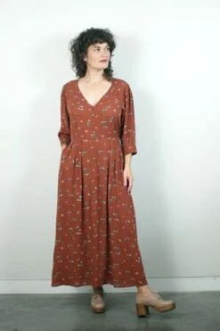 Dagg & StaceyDaryl Dress - Cinnamon -AGOLDE Store Daryl Dress Cinnamon 20231005012007 1