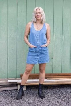JungmavenDenim Jumper Dress -AGOLDE Store Denim Jumper Dress 20231031203223