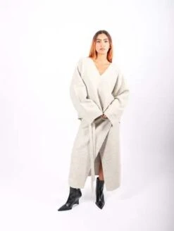 Lauren ManoogianDouble Knit Apron Skirt - Carrara -AGOLDE Store Double Knit Apron Skirt in Carrara by Lauren Manoogian 20231007000759 3