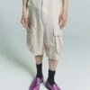 Edward CumingLining Sag Cargo Shorts - Beige -AGOLDE Store Edward Cuming Lining Sag Cargo Shorts Beige 20230505021556
