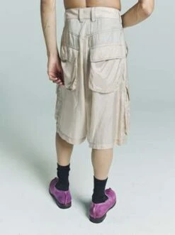 Edward CumingLining Sag Cargo Shorts - Beige -AGOLDE Store Edward Cuming Lining Sag Cargo Shorts Beige 20230505021559